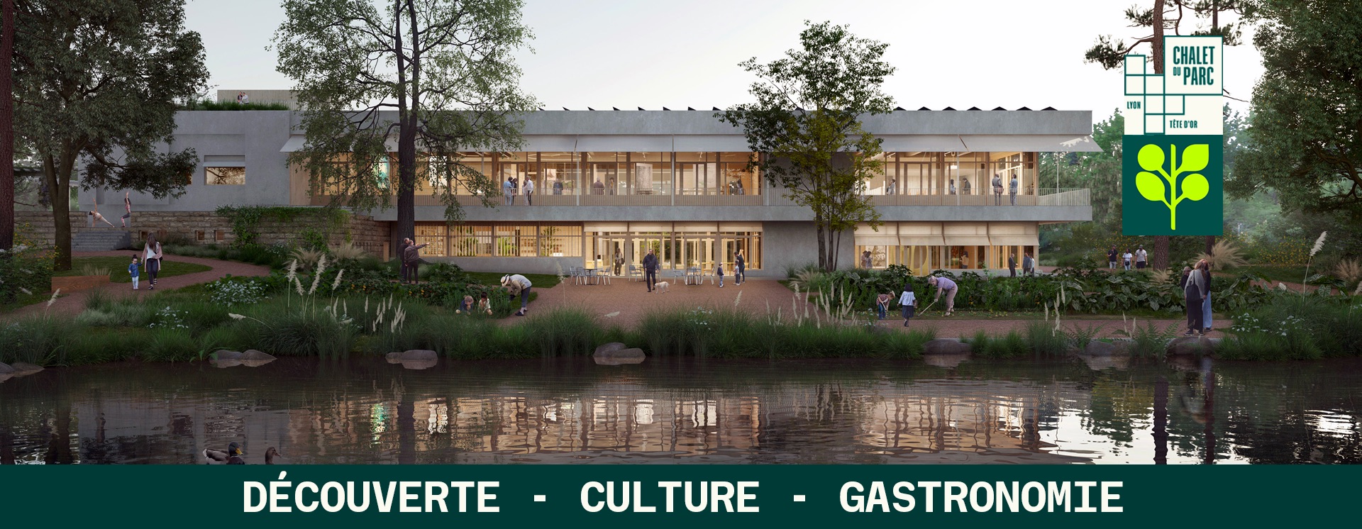 Vue du Chalet du Parc de la Tête d'Or — Lyon 6